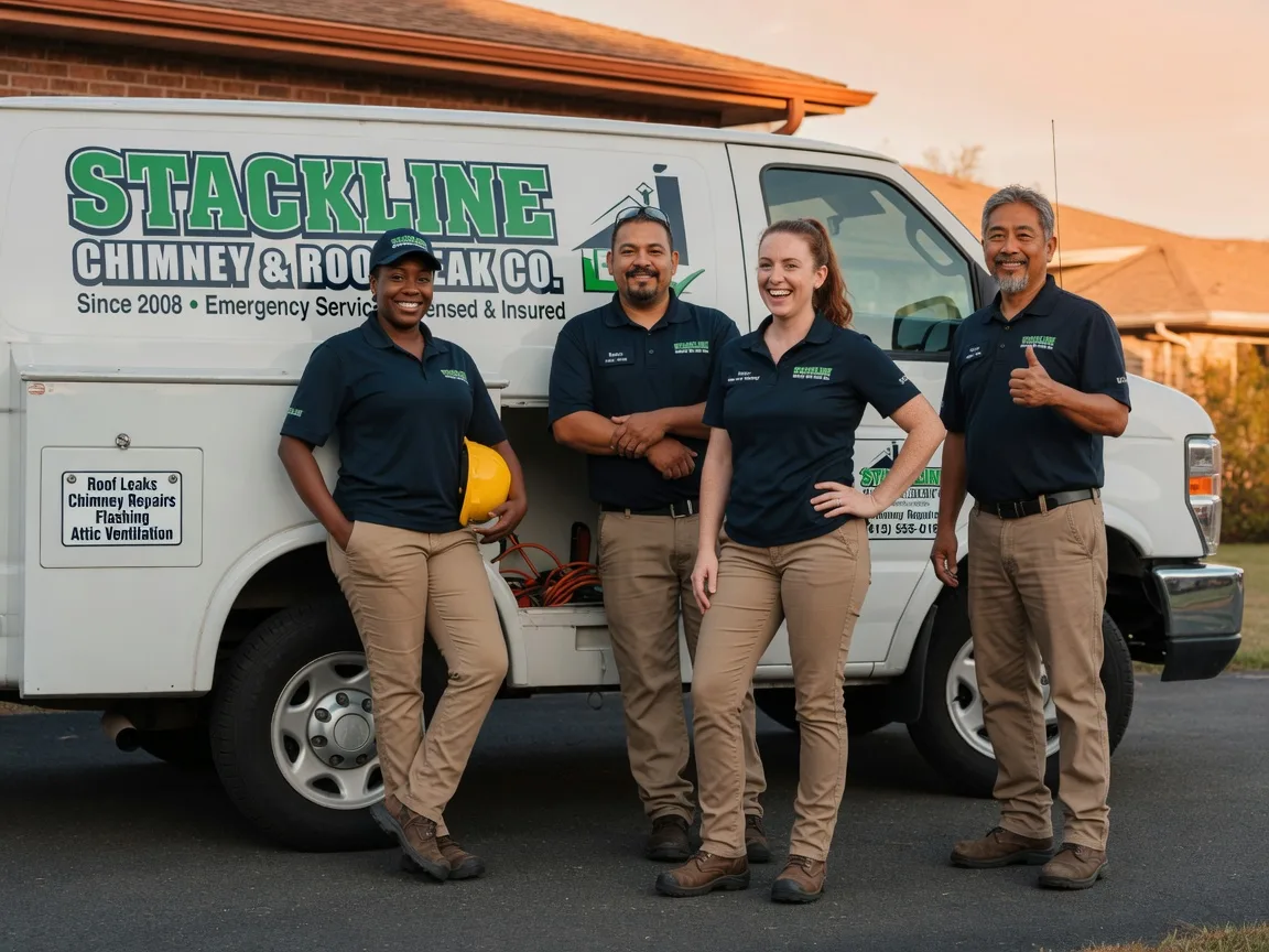 Chimney flashing repair company in Ellery, IL